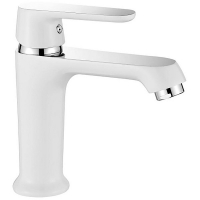 Смеситель для умывальника Ledeme L1077W, белый