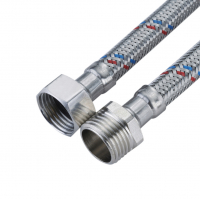 Подводка для воды прямая 1" гайка/штуцер (0,8 м)