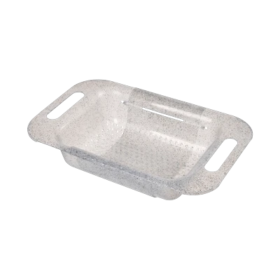 Дуршлаг Idiland Bergamo, гранит светло-серый