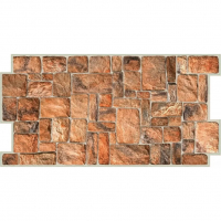 Панель ПВХ листовая Камень Натуральный 980х498 мм