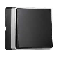 Выключатель Smartbuy Сириус 1-клавишный открытой установки, черный (SBE-07b-10-SW1-0)