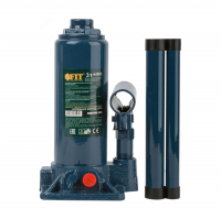 Домкрат гидравлический FIT бутылочный 3т, подъем 195-380 мм (64503)