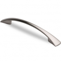 Ручка-скоба бабочка 96мм, сатин никель (1052)