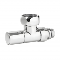 Кран для полотенцесушителя Vieir VR2045B пара 3/4" х 1" штуцер/гайка