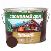 Состав декоративно-защитный Сосновый дом для древесины, палисандр 9 л