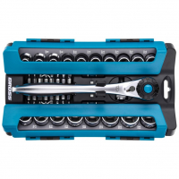 Набор торцевых головок  6-гранных 1/2"  8-24 мм, Gross (36 шт)