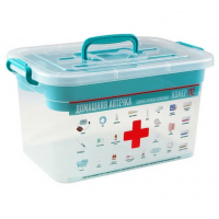Контейнер аптечка 6,5 л Домашний доктор 310х200х180 мм