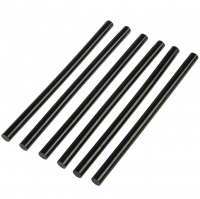 Стержни для клеевого пистолета РемоКолор 11х200 мм, черные (6 шт)