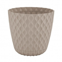 Горшок для цветов InGreen Wave 2,5 л с поддоном, французский платан