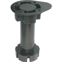 Опора мебельная 100 мм, черный (4 шт)