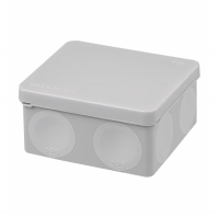 Коробка распределительная TDM 100х100х50 мм открытой установки, 8 вводов, серая (SQ1401-2513)