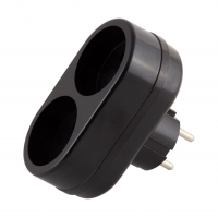 Двойник Toker 2-местный без заземления, черный