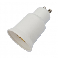 Патрон переходной GU10 на Е27 белый