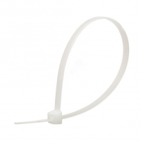 Хомут-стяжка 2,5х150 мм, белый (100 штук)