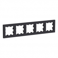 Рамка AtlasDesign 5-местная, карбон