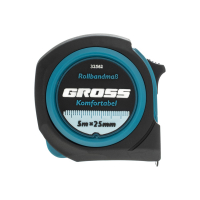 <b>Рулетка</b> Gross 5 м 25 мм обрезиненный корпус