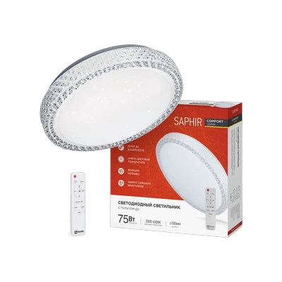 Светильник светодиодный In Home Comfort Saphir 75Вт с ПДУ