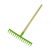 Грабли прямые Ремоколор 14 зубьев, с черенком 1200 мм