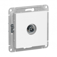 Розетка Schneider Electric AtlasDesign TV скрытой установки без рамки, белый (ATN000193)