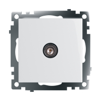 Розетка Катрин TV скрытой установки, белый (без рамки)