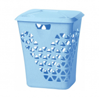 Корзина для белья 60 л, голубая М2606