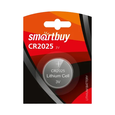Элемент питания (батарейка) Smartbuy CR2025 1 шт