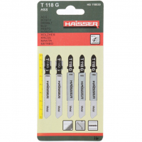  Пилка для лобзика по металлу Haisser HS118030 Т118G 77х50 мм (1 шт)