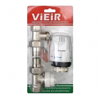 Комплект терморегулирующий Vieir VR313 прямой 3/4"