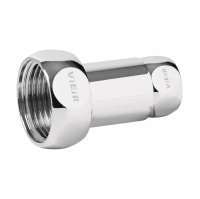 Соединение для полотенцесушителя прямое 1" х 1/2" пара гайка/гайка