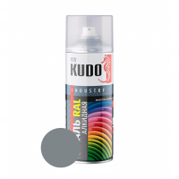 Эмаль аэрозольная KUDO RAL KU-07046 алкидная, серый 520 мл
