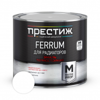 Эмаль для радиаторов Престиж Ferrum акриловая, Белая 1,9 кг