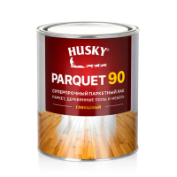 Лак Husky Parquet 90 Паркетный суперпрочный глянцевый (0,9 л)
