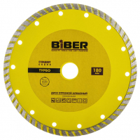Диск отрезной алмазный Biber Стандарт 180х22,2 мм турбо