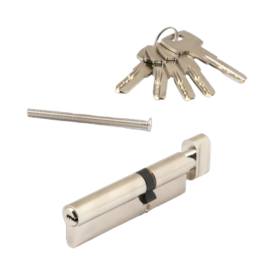 Цилиндровый механизм (личинка) Apecs SM-110(40С/70)-C-NI с вертушком, никель