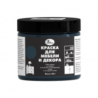 Краска для мебели и декора Графитовый, НБХ (0,5 кг)