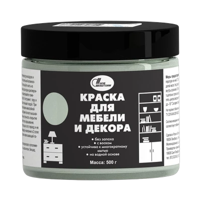 Краска для мебели и декора Дымчатый, НБХ (0,5 кг)