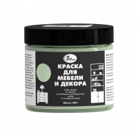Краска для мебели и декора Мятный, НБХ (0,5 кг)