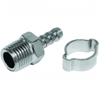 Переходник елочка  8 мм - 1/4"П, кольцо 6х13 мм Elitech 0704.023300