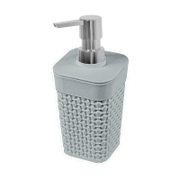 Дозатор для жидкого мыла Plast Team Oslo, серый шторм