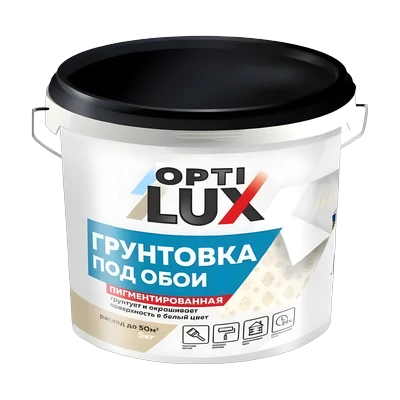 Грунтовка Оптилюкс под обои (2,5 кг)