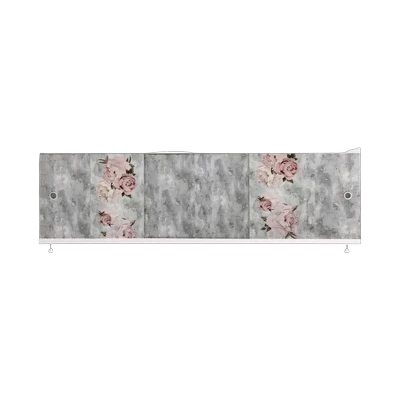 Экран для ванны 1,5 м Оптима Decor пластиковый, Асканит 004
