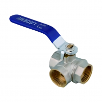 Кран 3-х проходной 3/4" Ledeme L272