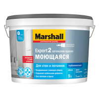 Краска Marshall Export 2 моющаяся глубокоматовая, база BC (только для колеровки) 4,5 л