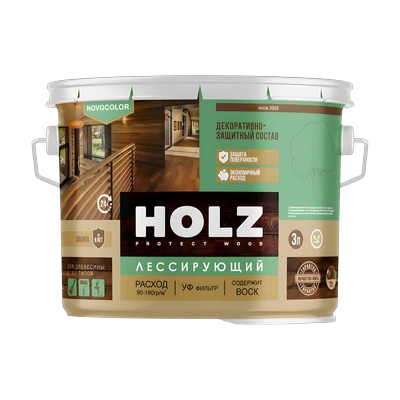 Антисептик для дерева HOLZ, сосна (3,0 л)