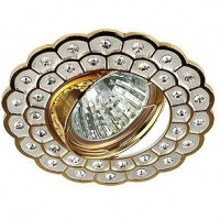 Спот Эра KL36A GD/SL золото/серебро