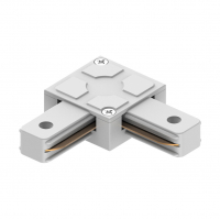 Коннектор для шинопровода Feron LD1007 угловой, белый