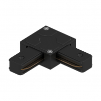 Коннектор для шинопровода Feron LD1007 угловой, черный