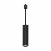  Светильник трековый Feron AL196 под лампу GU10 на подвесе, черный