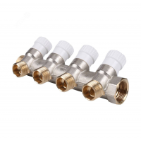 Коллектор распределительный Stout 3/4"х4 отвода 1/2"
