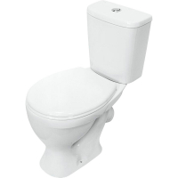 Унитаз-компакт Sanita ФОРМАТ Стандарт,сиденье полипропилен,косой выпуск